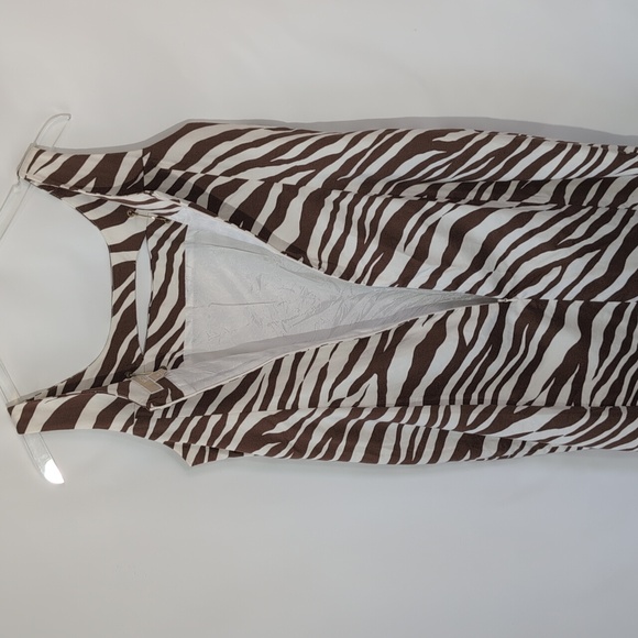 Zebra Print Sleeveless Dress MICHAEL KORS - Picture 8 of 10